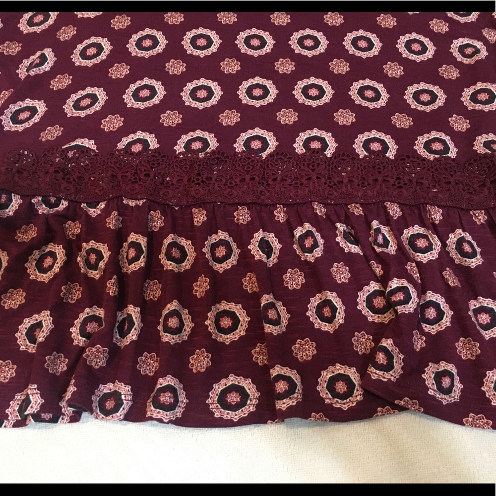 NWT Takara Bell Sleeve Peplum Top - Picture 5 of 9